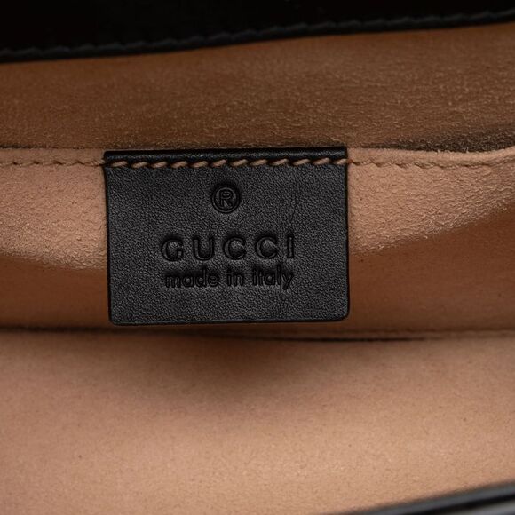 Gucci GG Velvet Web Sylvie Mini Top Handle - Picture 8 of 14